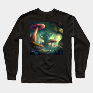 Mushroom Phantasy . Long Sleeve T-Shirt